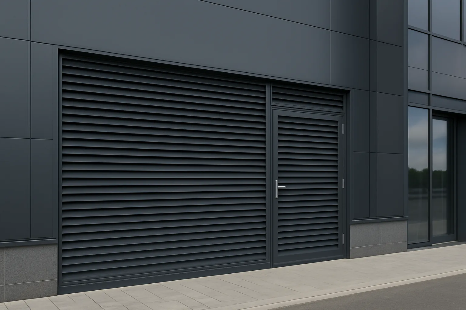 Professional louvred  doors  hero installation in Larne - UK suppliers and manufacturers